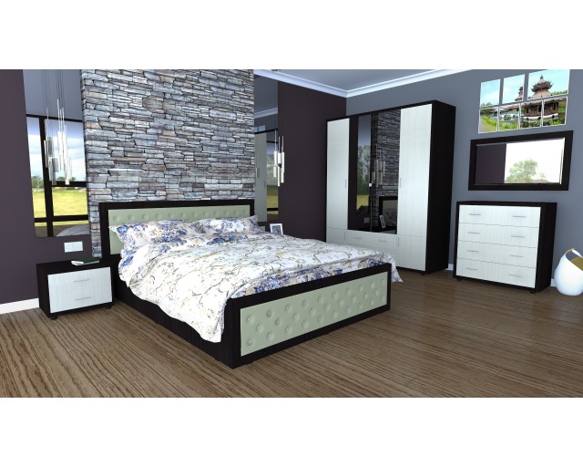 Dormitor Torino cu pat 160x200 cm